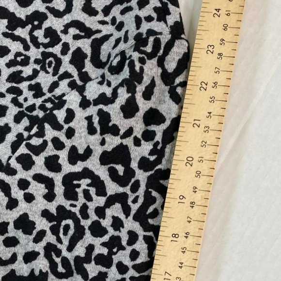 Jones New York Womens Cheetah Print High Low Turtleneck Sweater Size XL - Picture 7 of 8